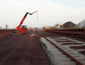 Vervangen transportinstallatie ijzerertsoverslag