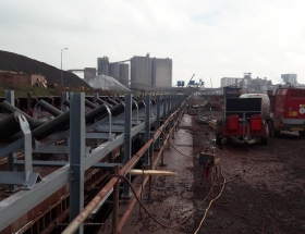 Vervangen transportinstallatie ijzerertsoverslag